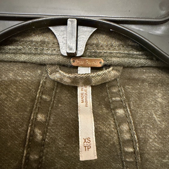 Free People Olive Jean Jacket - Picture 2 of 3